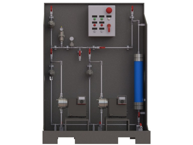 Grundfos Dosing Skid System, 3000:1 turndown, 15,000+ configs